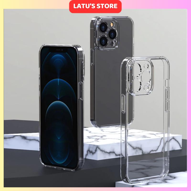 COMBO 6 Ốp Lưng iPhone Hàn Quốc Đơn Giản Trong Suốt Ốp Điện Thoại TPU Silicon Mềm Chống Sốc Iphone 11/12/13/14/15/Pro/Plus/Pro Max PK037