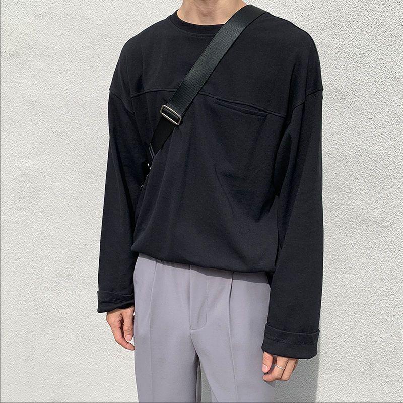 Product Introduction of Men's Spring Summer Wide Leg Dress Pants - Korean Style Loose Fit High Waist Office Trousers |   Trendy DK Straight Cut Formal Casual Pants for Students & Work 12