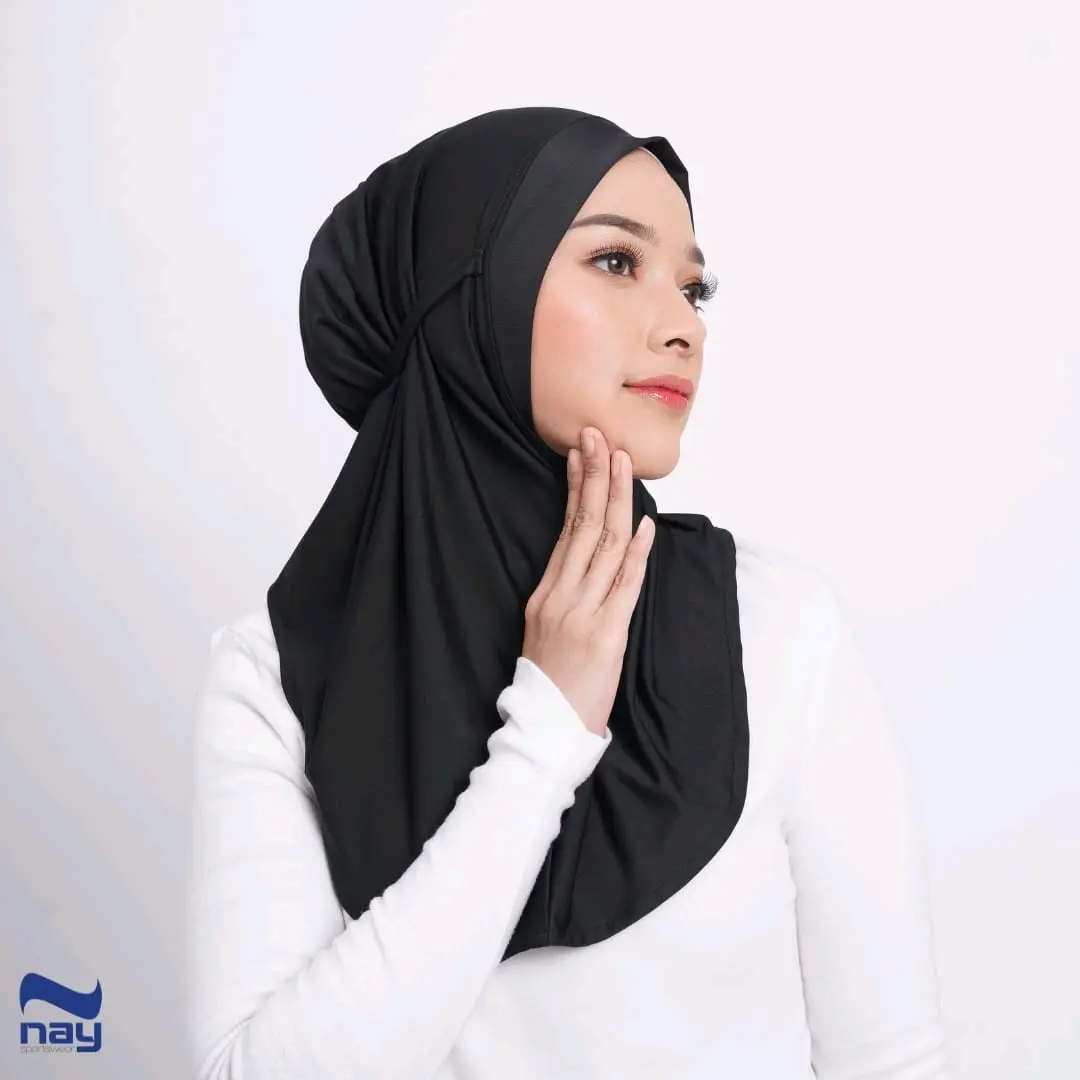 Hijab Olahraga Wanita Muslimah Jilbab Sport Senam Cewek Ruby ori Nay kerudung jogging perempuan Nyaman