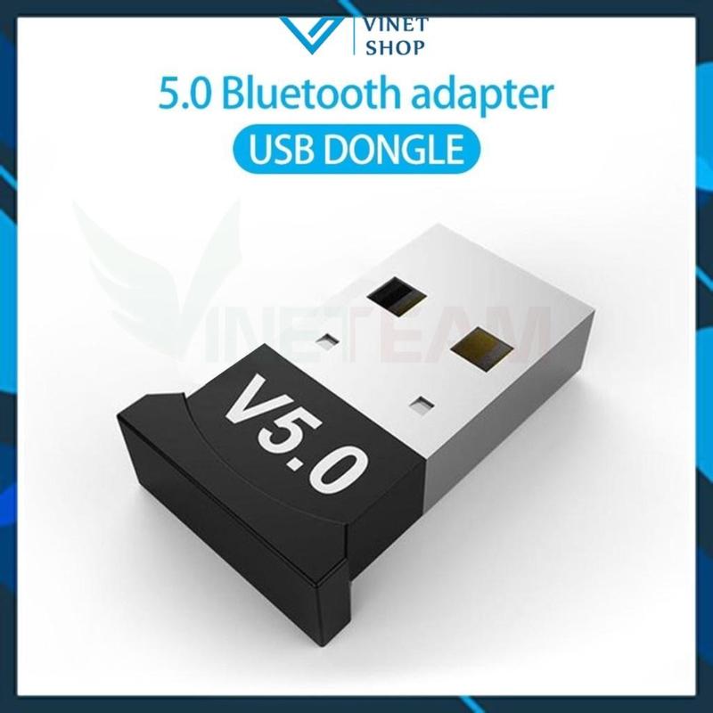  USB Bluetooth Dongle 5.0 5.3 Giúp Laptop PC Thu Phát Sóng Bluetooth -dc3853 