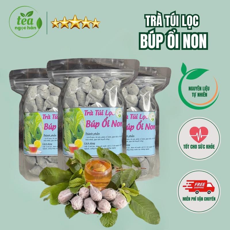  Combo 90 Túi Lọc Trà Búp Ổi Non Mix 6 Vị Thơm Ngon  Lá Sen Giảo Cổ Lam Hoa Nhài,Gạo Lứt,Thảo Cỏ Ngọt Lá Nếp -Trà Lá Ổi Thảo Mộc Vị Nước Trà Tea Chua  Chè Nho chè dưỡng nhan 
