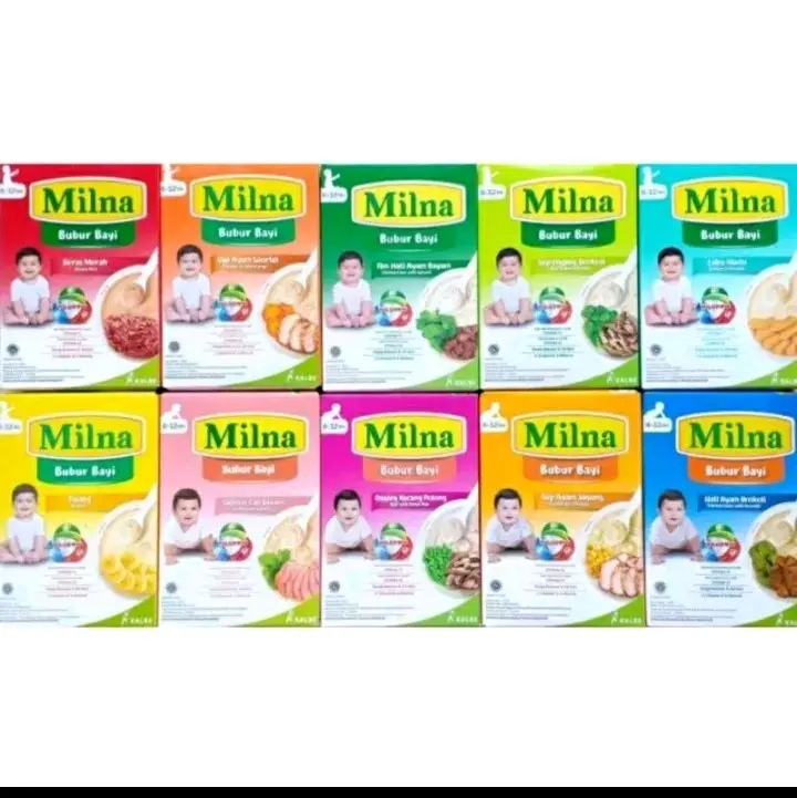 Milna bubur 6+ dan 8+