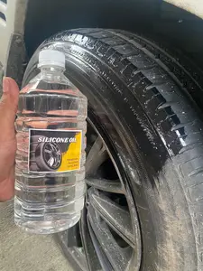 Silicon oil Semir ban Motor Mobil 1 Liter / Penghitam Body Kasar Motor Mobil / Semir Ban Dasbor mobil Free Spon