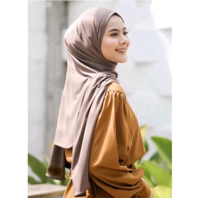 Jilbab pashmina oval jersey 1