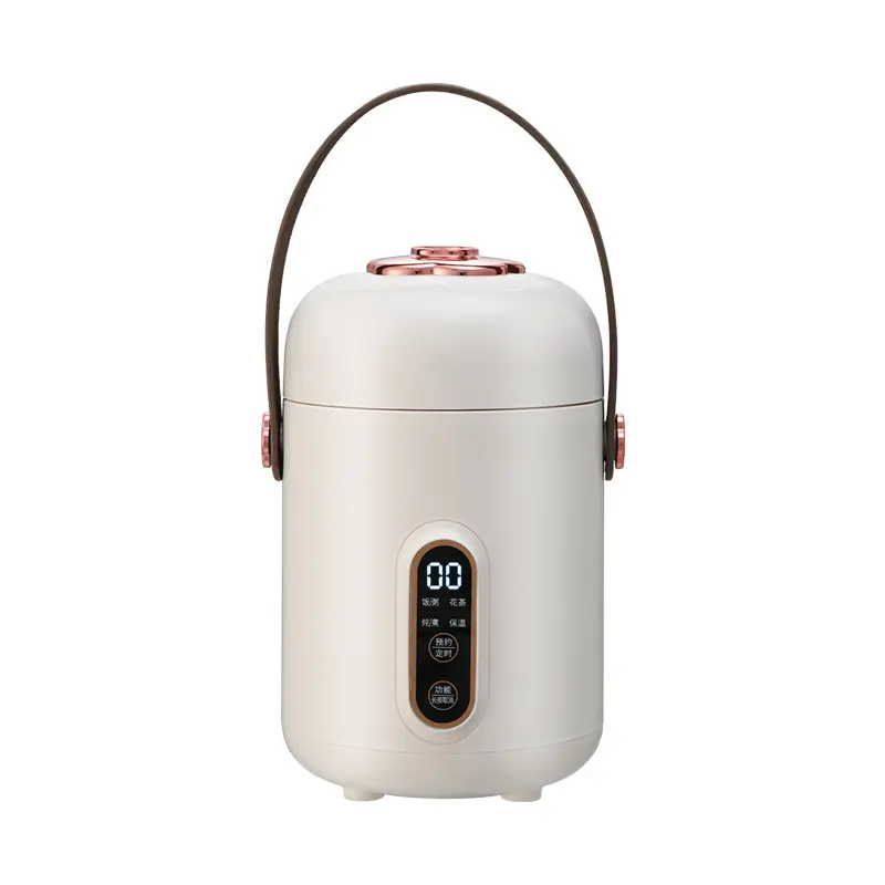 Multi-functional Electric Steamer | Portable Slow  for Rice Porridge & Soup | Auto Keep Warm Baby Food Maker with Timer | Mini Multi- for Home/Dorm/Office Travel  digital cooker