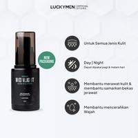 Gambar [UPGRADE FORMULA] [Blackhead Fight Kit] Serum Moonlight + Charcoal Mask - Bersihkan Komedo dari Luckymen Shop Kab. Bekasi 3 Tokopedia