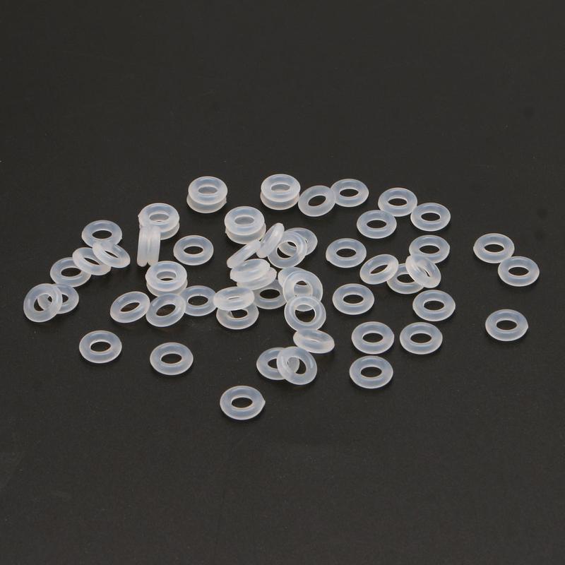 Product Introduction of Rubber Stopper Rings Silicone Beads Fit European Charm Bracelet Beads for Jewelry Making Needlework Clip Lock Spacer 32