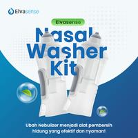 Gambar Elvasense Kit Pembersih Hidung NWK49 dengan Nasal Adaptor Ukuran Small Medium dan Large Made in Italy dari Elvasense Kota Administrasi Jakarta Timur 3 Tokopedia