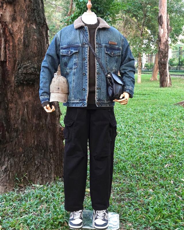 Quần Kaki Baggy Nam Túi Hộp, Quần Cargo Pants Menswear Form Rộng Chất liệu Cotton Kaki TOL D106 6