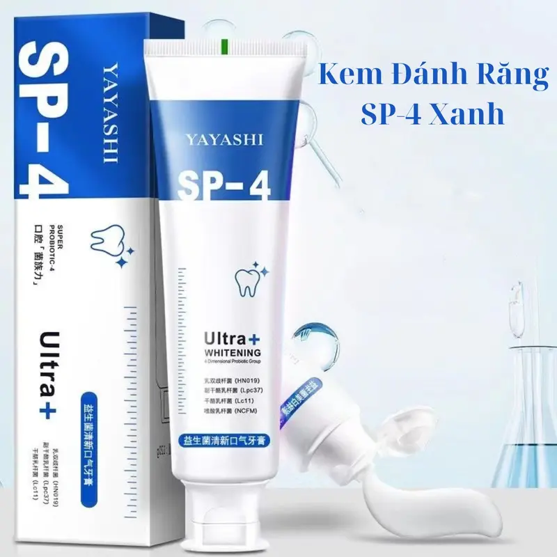 [COMBO TIẾT KIỆM] Kem Đánh Răng YAYASHI SP4 120 Gram, Hỗ Trợ Giảm Hôi Miệng, Hỗ Trọ Trắng Răng, Làm Sạch Răng Miệng, An Toàn Hiệu Quả, Răng Nữ Women. 7