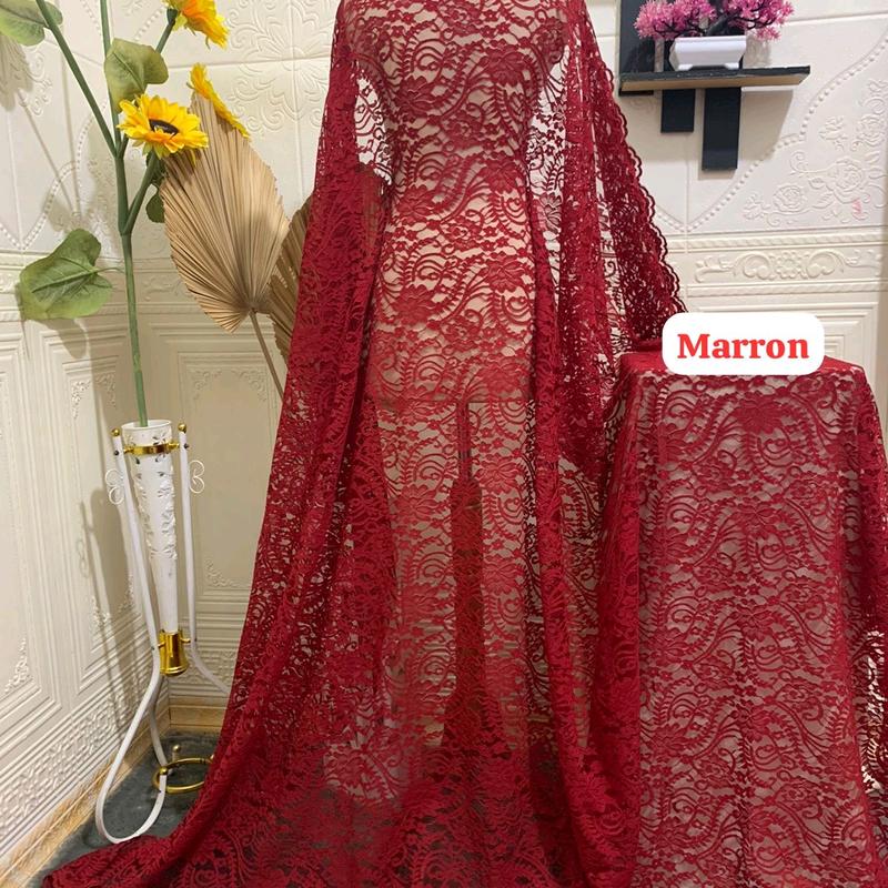 kain brukat semi katun / lembut 8