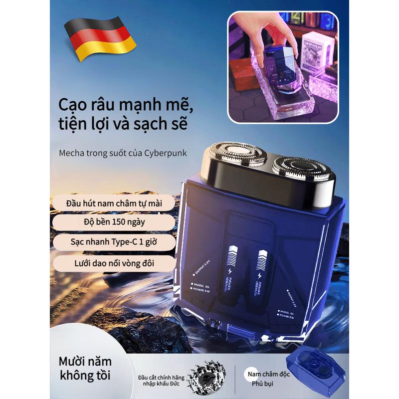 Máy Cạo Râu Chạy Điện, Dành Cho Nam Giới, Cầm Tay, Đa Năng, Có Thể Sạc Lại