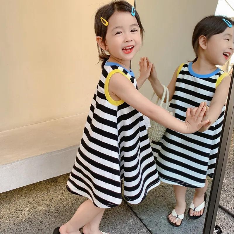 Dress Anak Perempuan Salur / Dress Anak Bahan Katun PS004 4