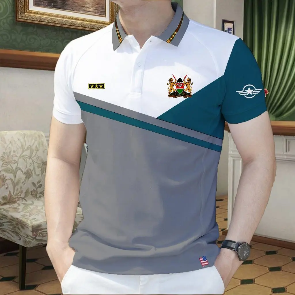 Men'S Polo Shirts Business Formal Wear Comfortbale Breathable Street Wear Outdoor Casual Lapel Tops Fashion Kids Clothes Menswear Jersey Stylish Short Sleeve
