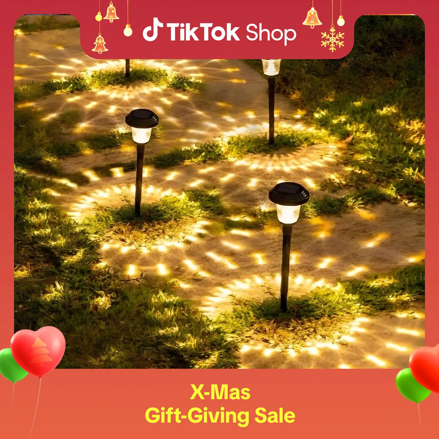 Solar Light Outdoors Solar Lamp Waterproof for Gardens Wedding Party /Valentines /decorations for home No electricity bill required waterproof garden street light BUY1 TAKE1 Suitable for cemeteries