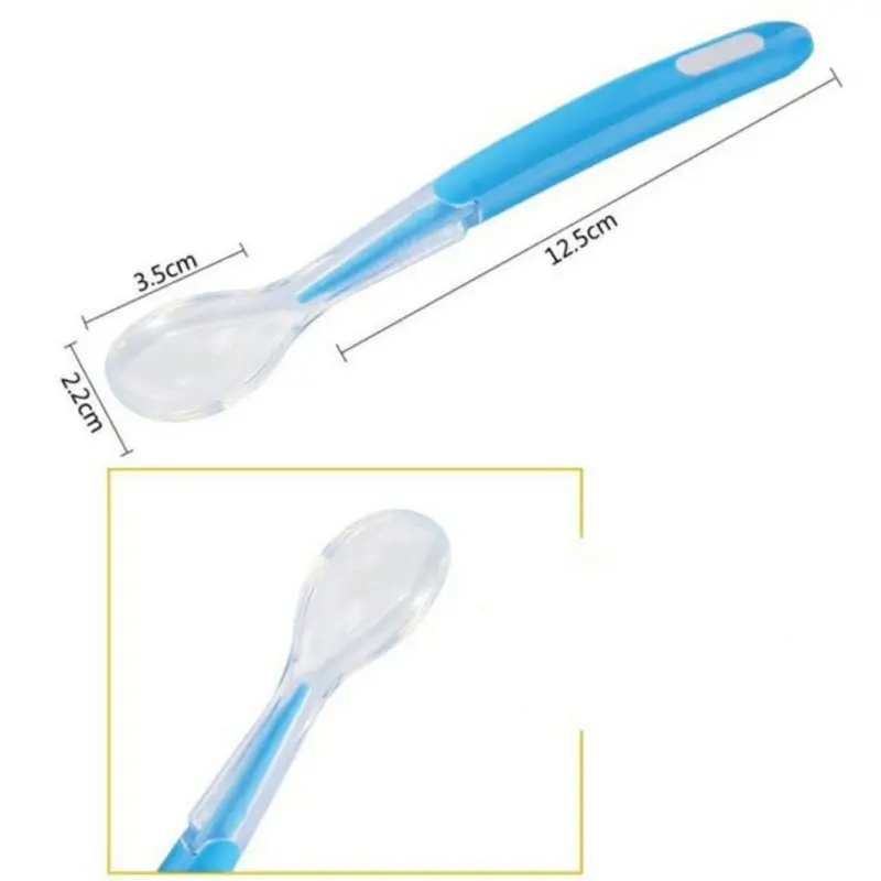 Thìa Nhựa Silicon Ăn Cháo, Ăn Bột Cho Bé - Chất Liệu Nhựa PP An Toàn Cho Trẻ (Thìa Ăn Dặm) 1