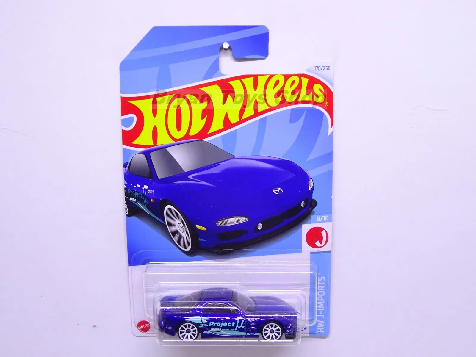 Hot Wheels 95 Mazda RX-7 Biru