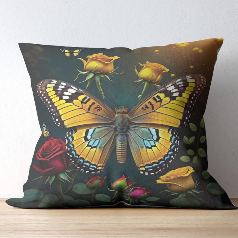 Product Introduction of Sarung Bantal Sofa Katun Tema Butterfly Printing Size 40 dan 50 1