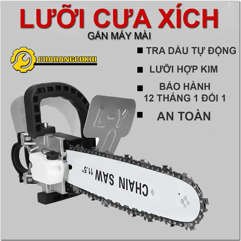 BỘ LƯỠI CƯA XÍCH GẮN MÁY MÀI - CƯA CÂY - CƯA GỖ, LƯỠI CƯA XÍCH MINI 1