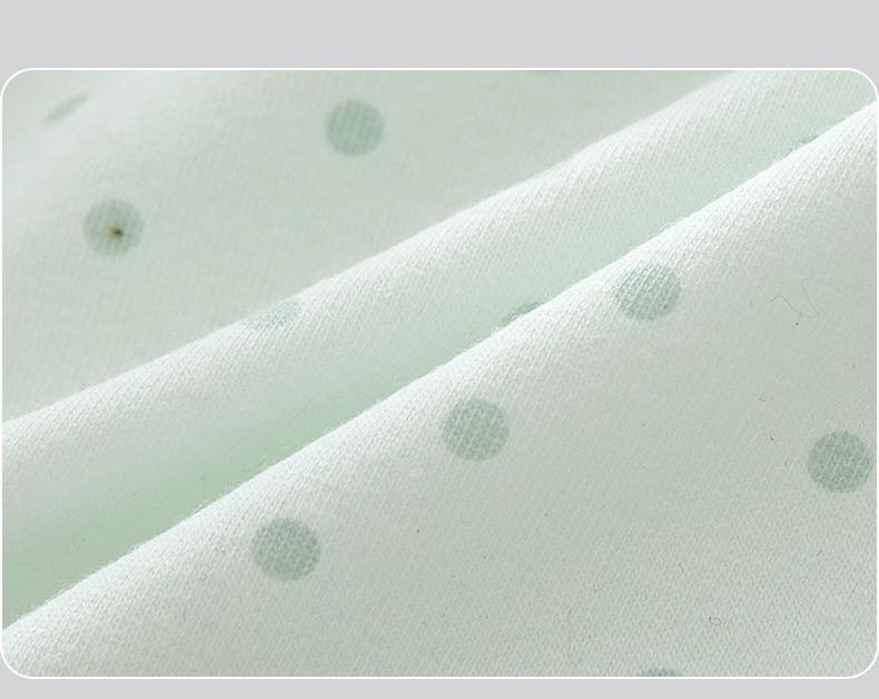 Product Introduction of Little Fresh Dot Print Milk Shake Green Girl Underpants 5