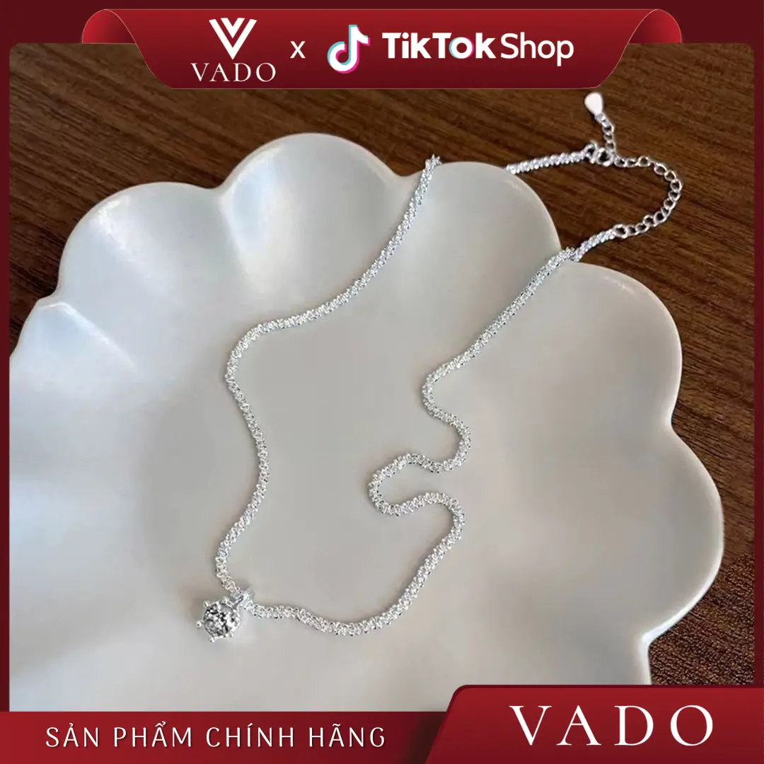 [DÂY CHUYỀN XOẮN] Dây chuyền xoắn HỢP KIM XI BẠC 925 phong cách nữ tính