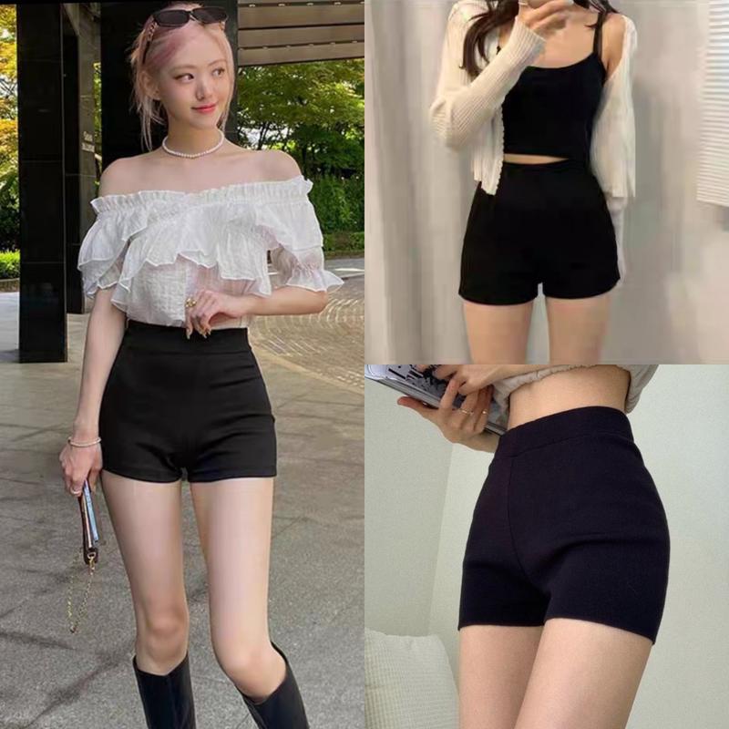 Quần Legging Đùi ngắn co giãn vải mềm Siêu Dày Dặn Quần Biker Short Dáng ngắn tôn dáng, mùa hè năng động mặc đi chơi biển đẹp Nữ Denim Dài Qua Gối Pants