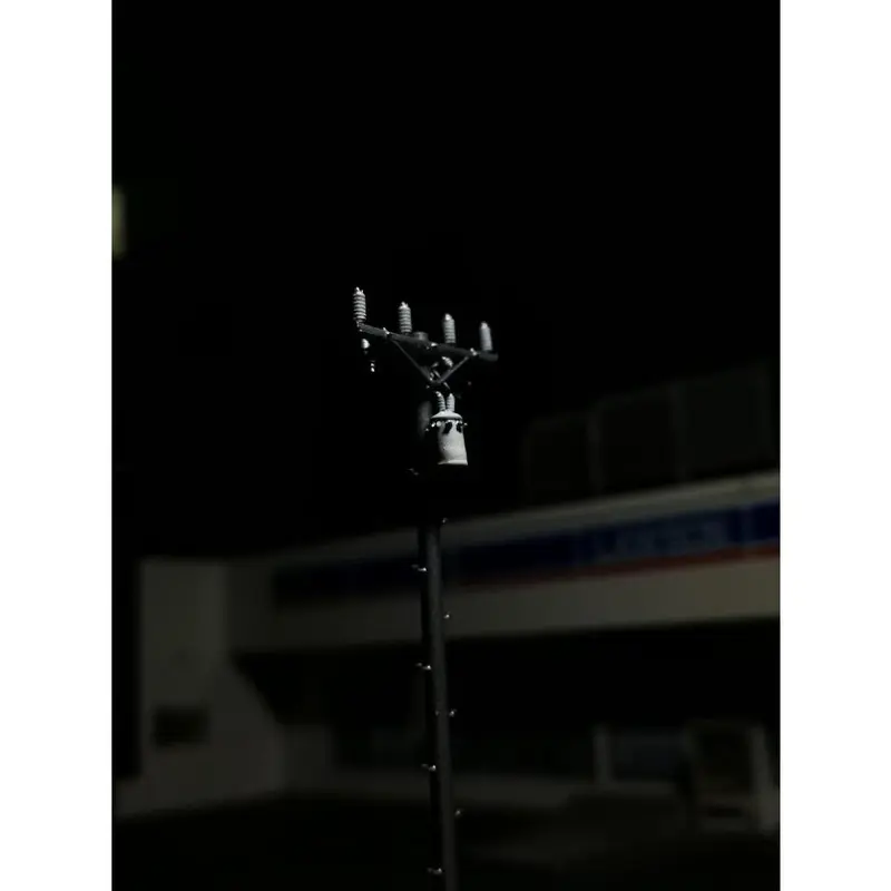 Tiang Listrik tipe 1 1:64 Aksesoris Diorama Diecast  Power Pole  Utility tiang utilitas telepon  Unpainted 3