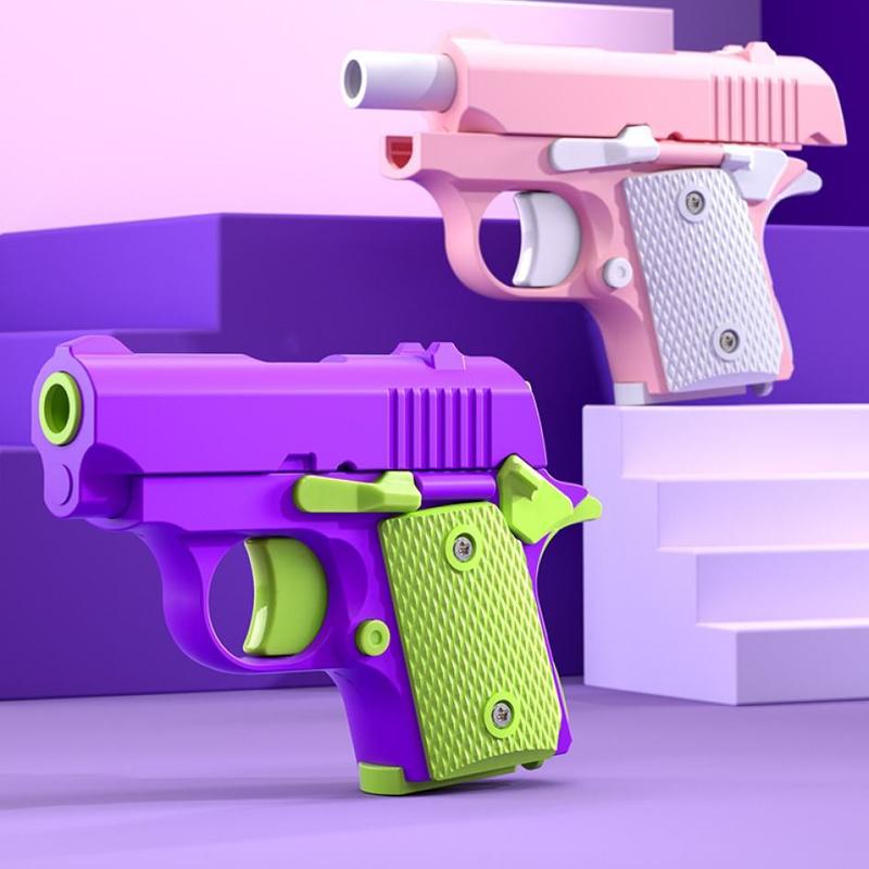 Product Introduction of Mini Turnip Toy Gun Model Dismantling and Reassembly 3D Gravity Children’s Gifts Christmas Holiday Present 9