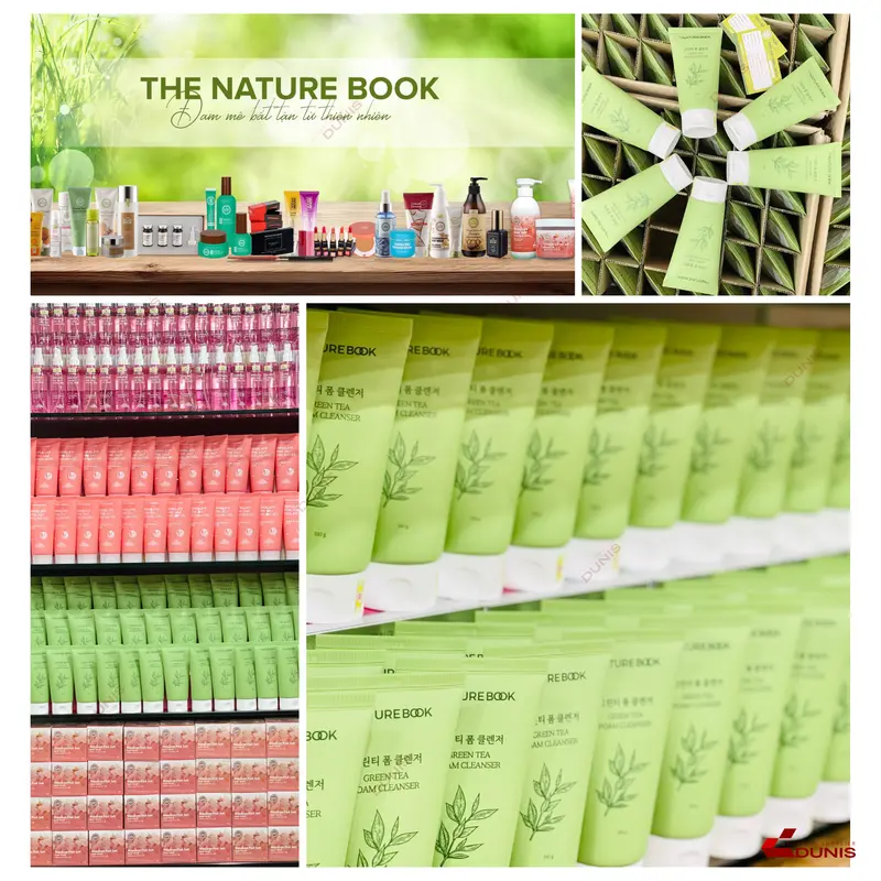 Sữa rửa mặt trà xanh Nature Book nhập khẩu Hàn Quốc chính hãng làm sạch sâu cho da khô da dầu mụn và da nhạy cảm phù hợp cho cả nam và nữ 3