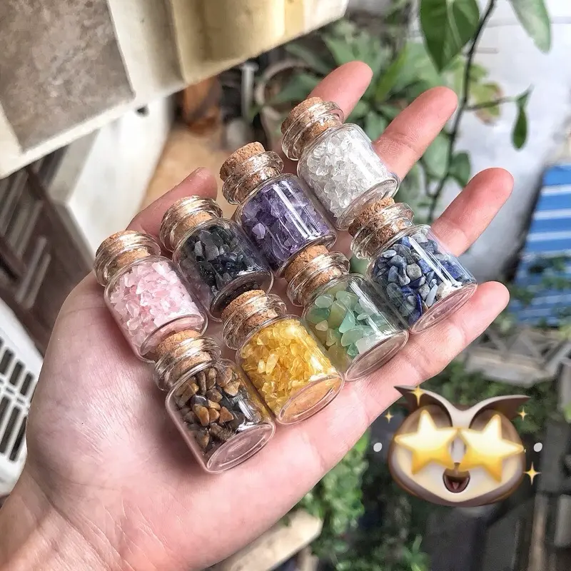 ￼Hũ đá mini thu hút may mắn, tài lộc, tình duyên, thanh tẩy năng lượng 0