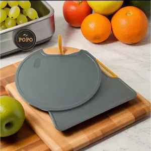 Talenan Hijau Sayur Buah Daging Lauk PREMIUM Tahan Panas Portable Mudah Dibawa