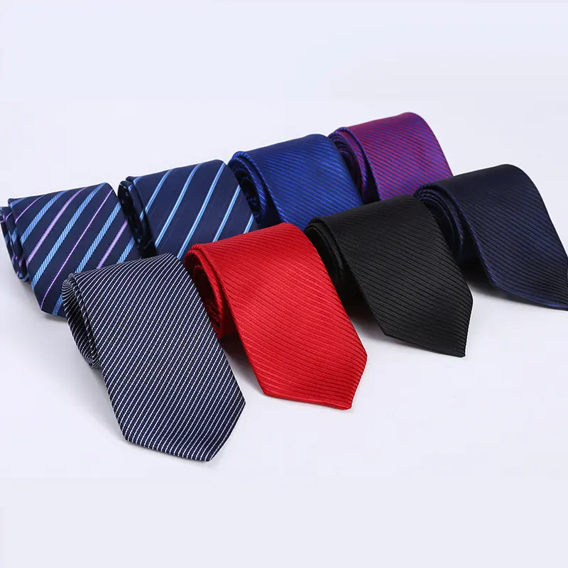 Cà Vạt Nam, Chất Liệu Lụa Polyester, Cà Vạt Công Sở, Thích Hợp Cho Đám Cưới Và Công Sở Hàng Ngày, Màu Trơn Phù Rể Và Phù Rể, Cà Vạt Thời Trang