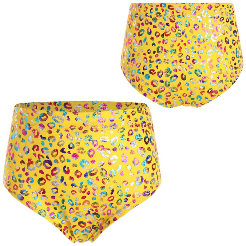 Quần Sịp Họa Tiết Da Báo Kim Loại JanJean, Unisex, Dành Cho Trẻ Em, Bé Trai Và Bé Gái, Thích Hợp Cho Trang Phục Biểu Diễn Sân Khấu Khiêu Vũ Cổ Vũ 5