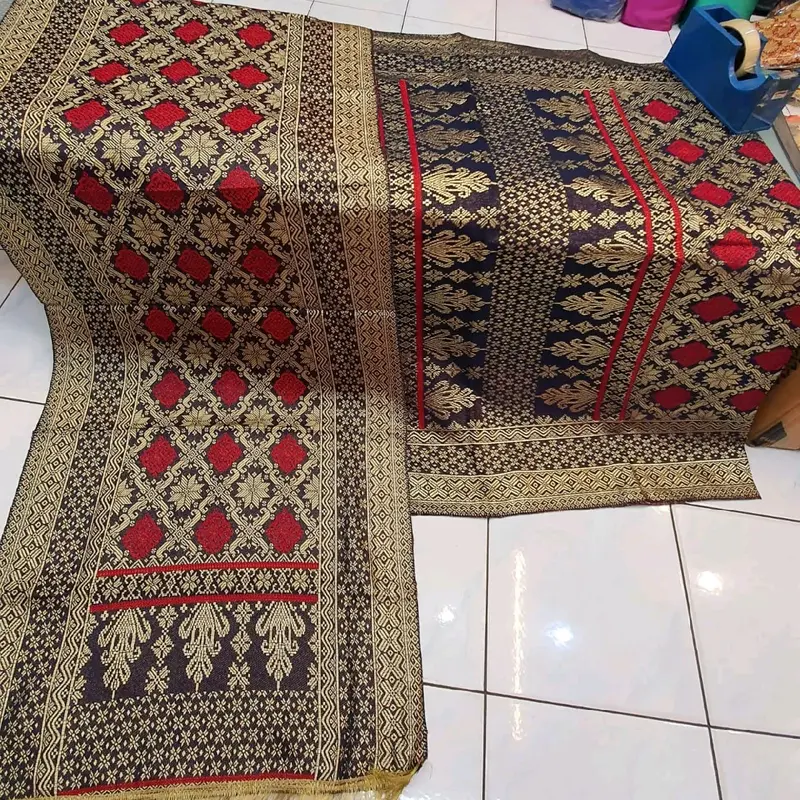 Songket mesin Palembang cantik dan bagus b60 Elegan Selendang 5
