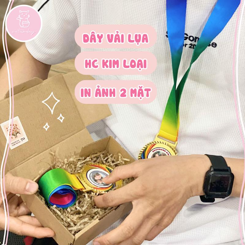 [TẶNG HỘP GÓI]_ HUY CHƯƠNG TÌNH YÊU in ảnh theo yêu cầu, tặng bạn trai/bạn gái/người yêu ngày kỷ niệm, sinh nhật 5