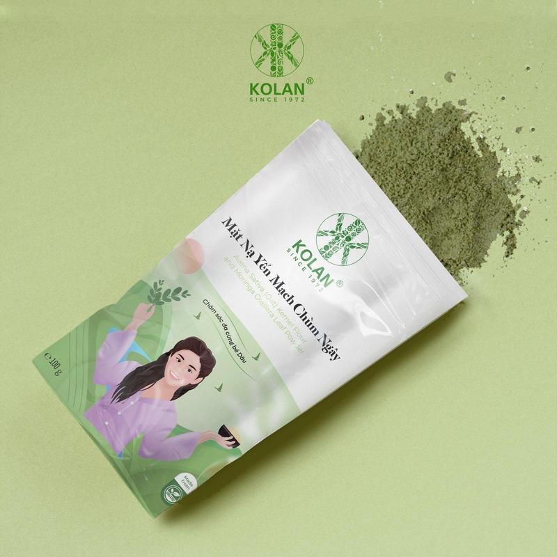 [DATE 05/11/2025]  Mặt Nạ Yến Mạch Chùm Ngây 100g KOLAN