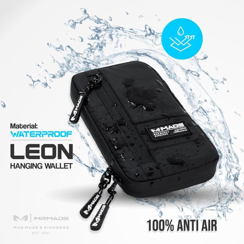 Mr Mads - Leon Hanging Wallet - Tas Slingbag Kecil - Tas Hp Dompet Waterproof Selempang Pria 1