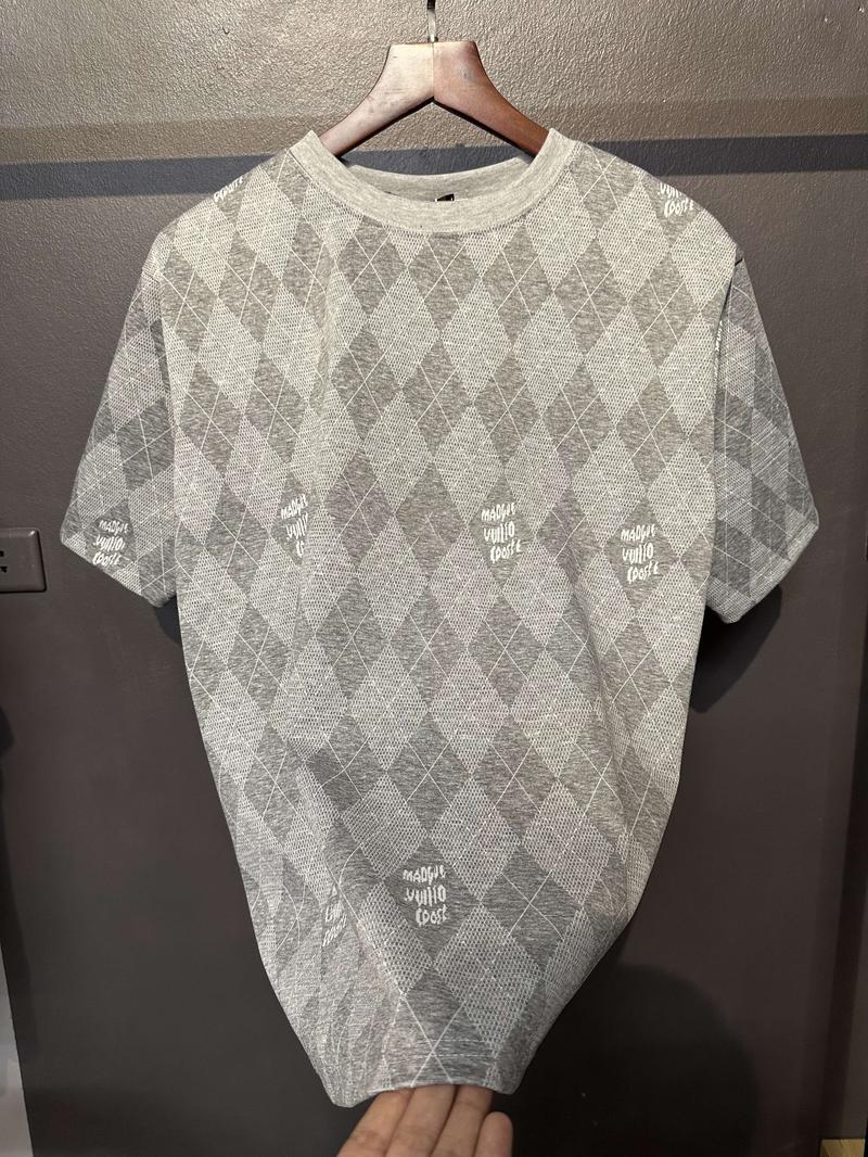Product Introduction of Áo Thun Nam Nữ Dệt Caro Chất Cotton Dệt Kim Codan Bề Mặt Mịn lv nổi boy phố 9