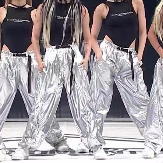 Product Introduction of New Korean Girl Group Style Jazz Dance Korean Dance Costume Hip-Hop JAZZ Performance Outfit Street Dance Set Trendy 16