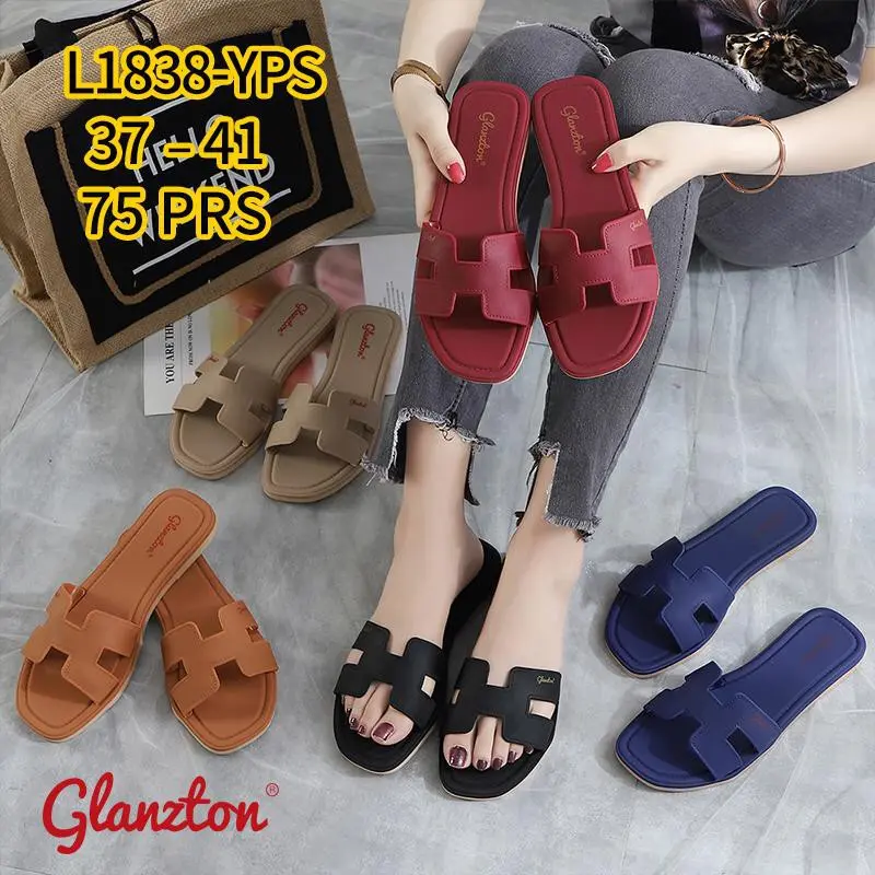 Sendal jelly Slip On Mewah Kokop H Glanzton L1838-YPS