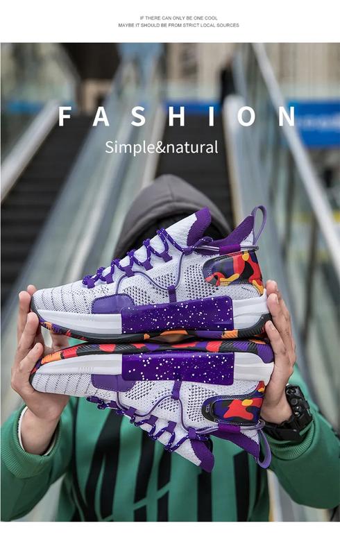 Product Introduction of Basketball shoes for men breathable sports shoes High Tops Women basketball sneakers athletics basket shoes outdoor male sneakers non-slip running shoes size 36-45 40