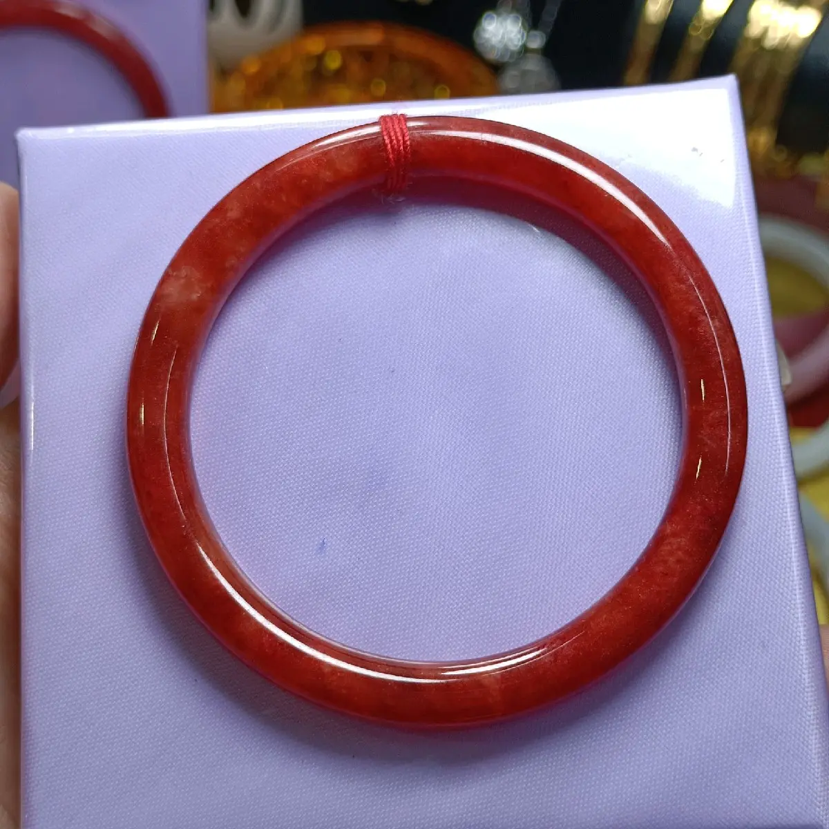 vòng tay cẩm thạch huyết ni 47-54