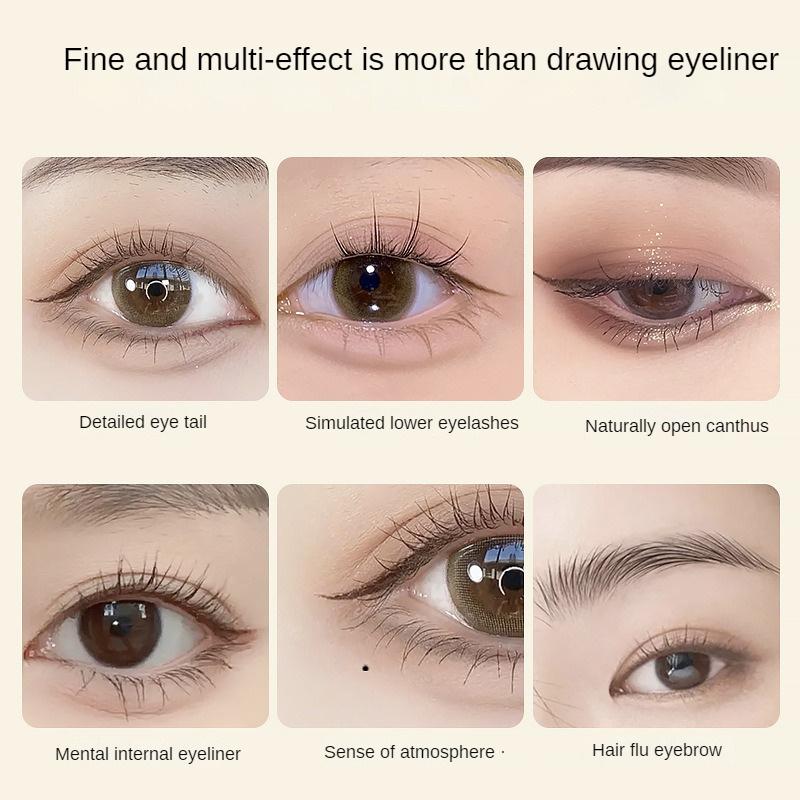 Bút Kẻ Mắt Dạng Lỏng Siêu Mịn, 0.05Mm, Không Thấm Nước, Nhanh Khô, Chống Nhòe Lâu Trôi, Thích Hợp Cho Học Sinh 7