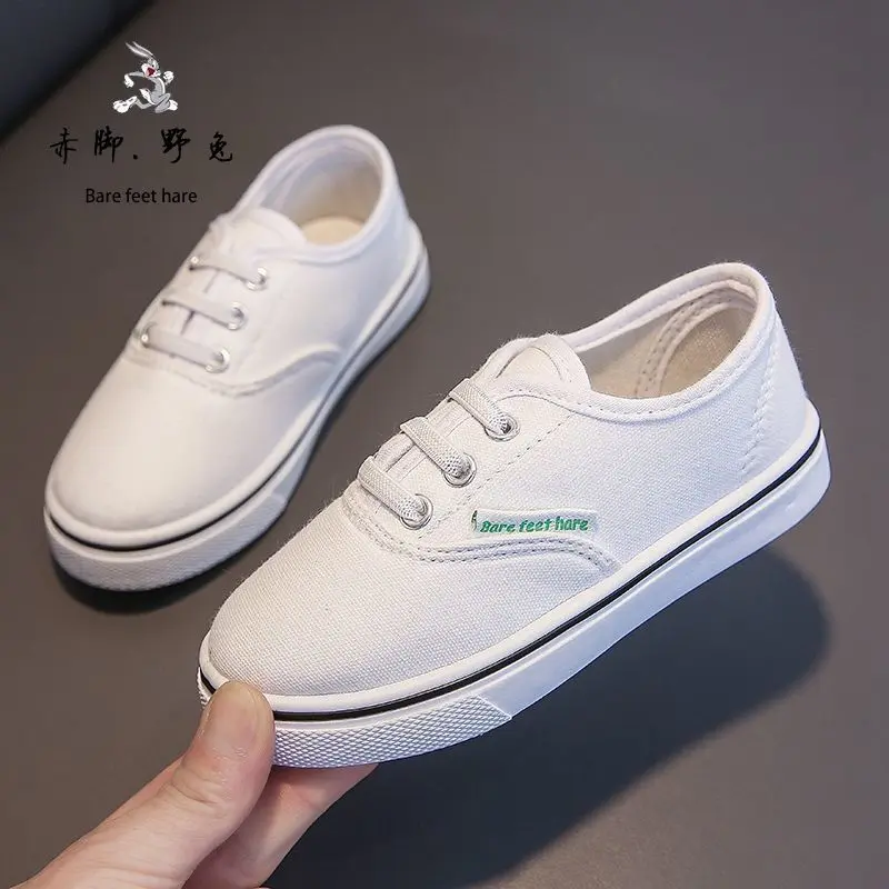 Giày Vải Cho Trẻ Em, Giày Thể Thao Thường Ngày Cho Bé Trai Và Bé Gái, Chân Trần, Hare, Mùa Xuân 2023, Mới 5