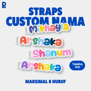 Strap Free Custom Nama Premium Acrylic High Quality Keychain Custom