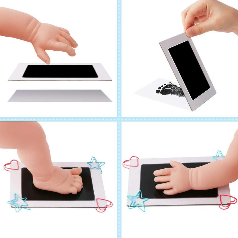 Product Introduction of Paw Print Clean Touch Ink Pad, Dog Or Cat Pet Owner Keepsake, DIY Inkless Nose and Pawprint Impression Making Kit 3
