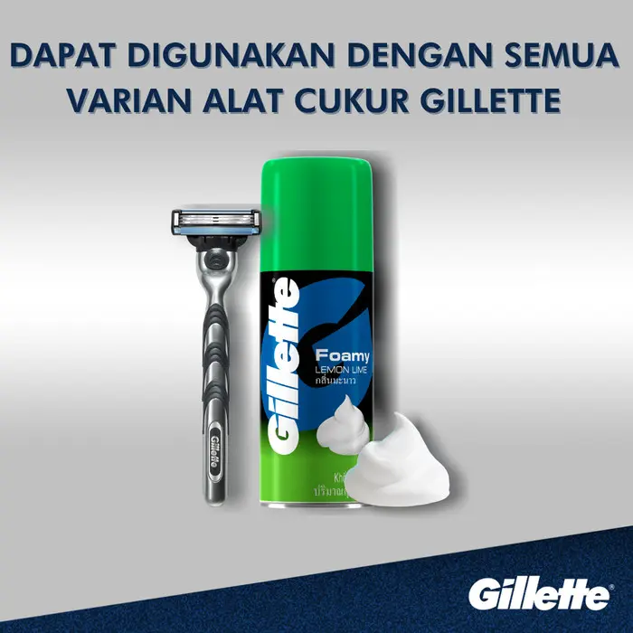 Gillette Shaving Foam Lemon Lime 175gr 1