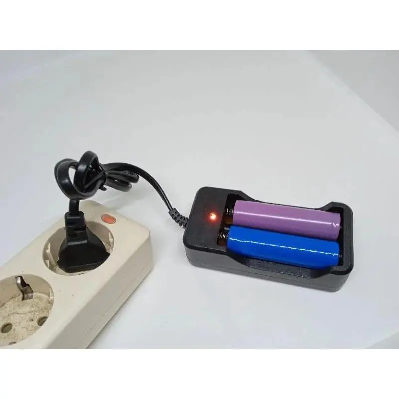 GH Dekstop Batre 18650 Recharger Batery 18650 2in1 Charger Batre 2 Slot 1