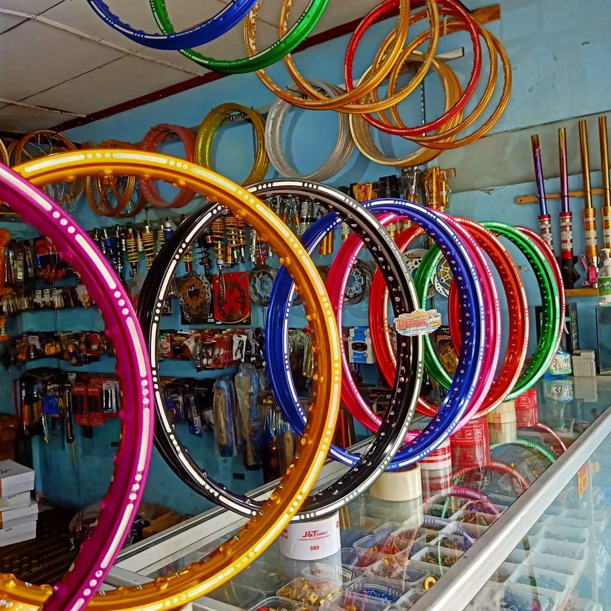 velg coak ukuran 120,140 /160 ring 17 harga 1 biji