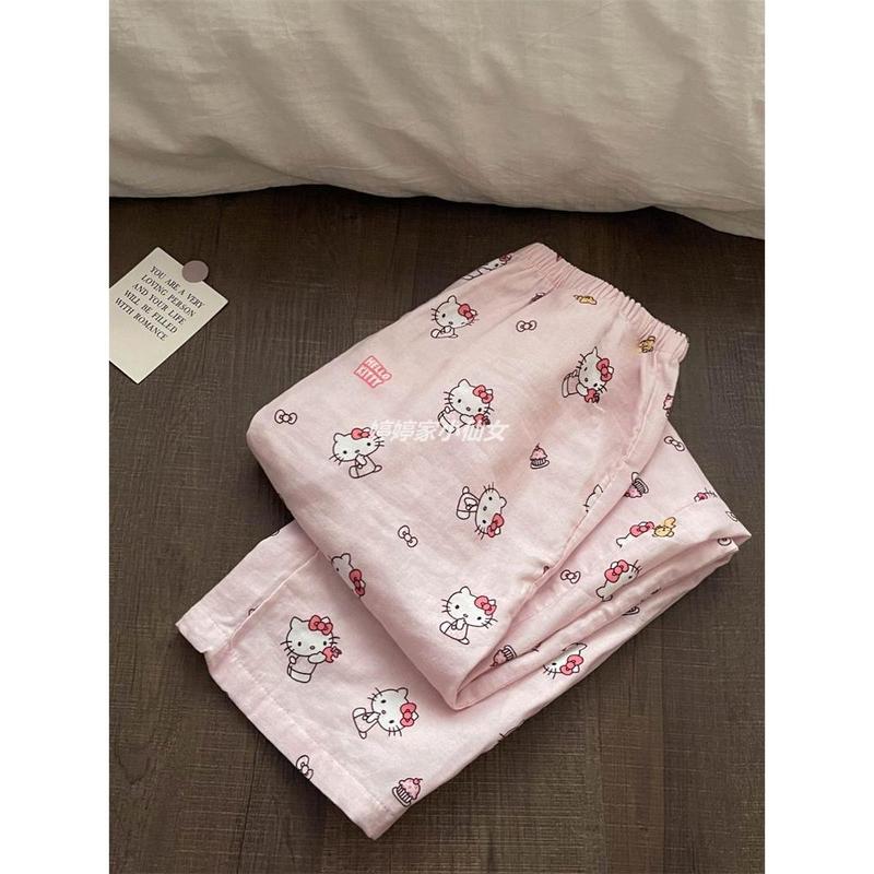 Bộ Đồ Ngủ HelloKitty, Dễ Thương, Dành Cho Bé Gái, INS 4